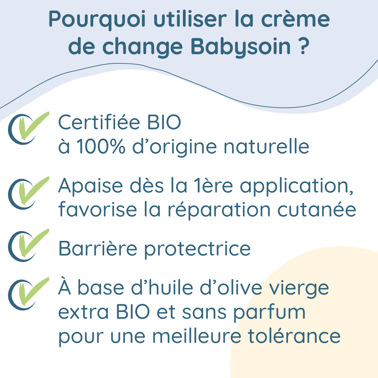 Bébé - Crème de change naturelle